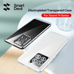 SmartDevil Funda TPU Xiaomi 14 Pro Transparente Antipolvo Antiarañazos