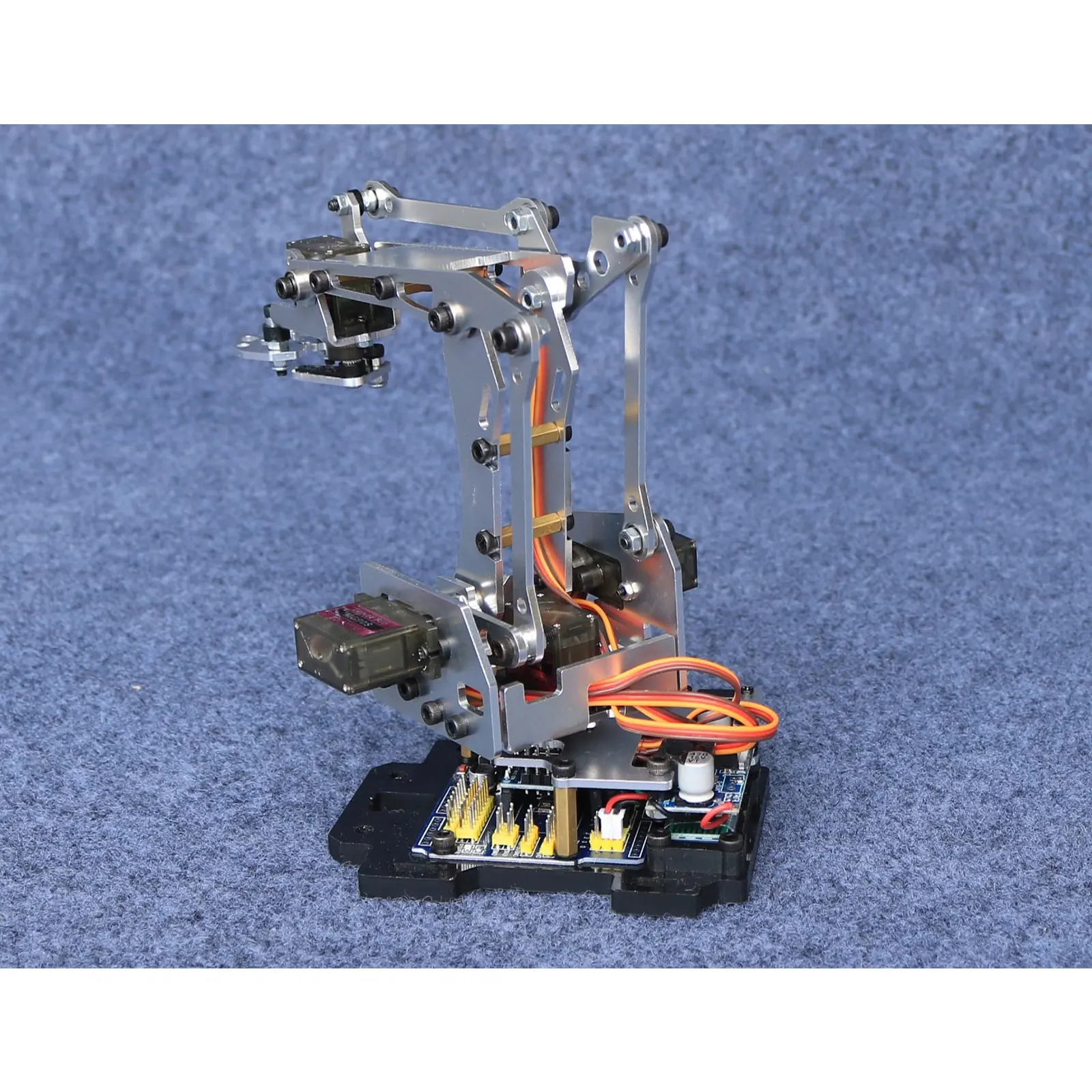 24F Metal 4 Servo Brazo Mecánico Soporte de aleación de Aluminio Abrazadera Brazo de Robot para DIY - imagen 4