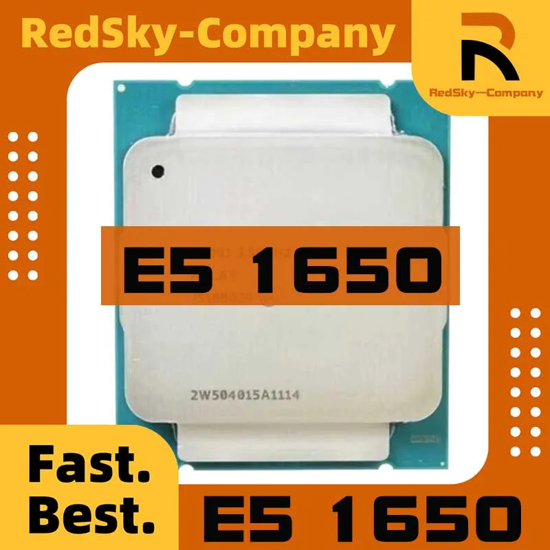 1 unids/lote usado E5-1650 E5 1650 3,2 GHz 6 núcleos 12Mb Cache Socket 2011 procesador de CPU prueba perfecta
