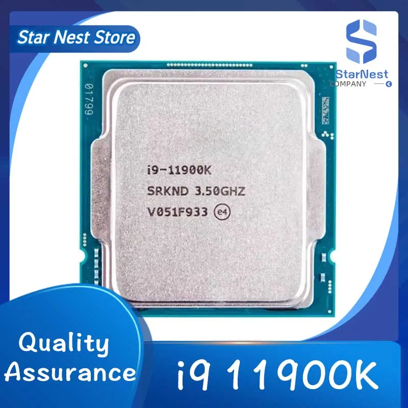 Procesador Core i9 11900K 3,5 GHz LGA 1200 de ocho núcleos