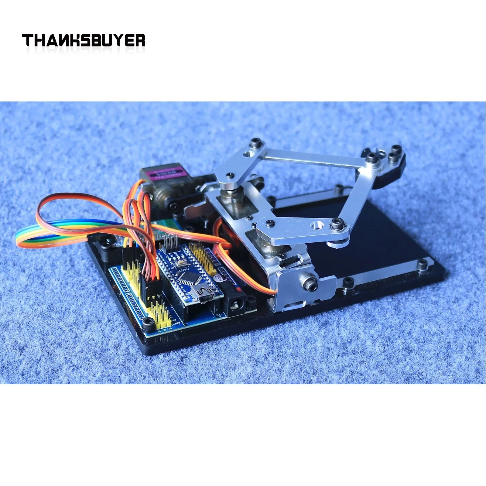 Tablero de dibujo, trazador de brazo mecánico, brazo de Robot, Kit de aprendizaje de programación para estudiantes, bricolaje - imagen 2