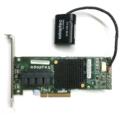 Adaptec ASR 71605 Tarjeta Raid 16 Puertos 2274400-R AFM-700 1GB Flash Cache Vault BBU