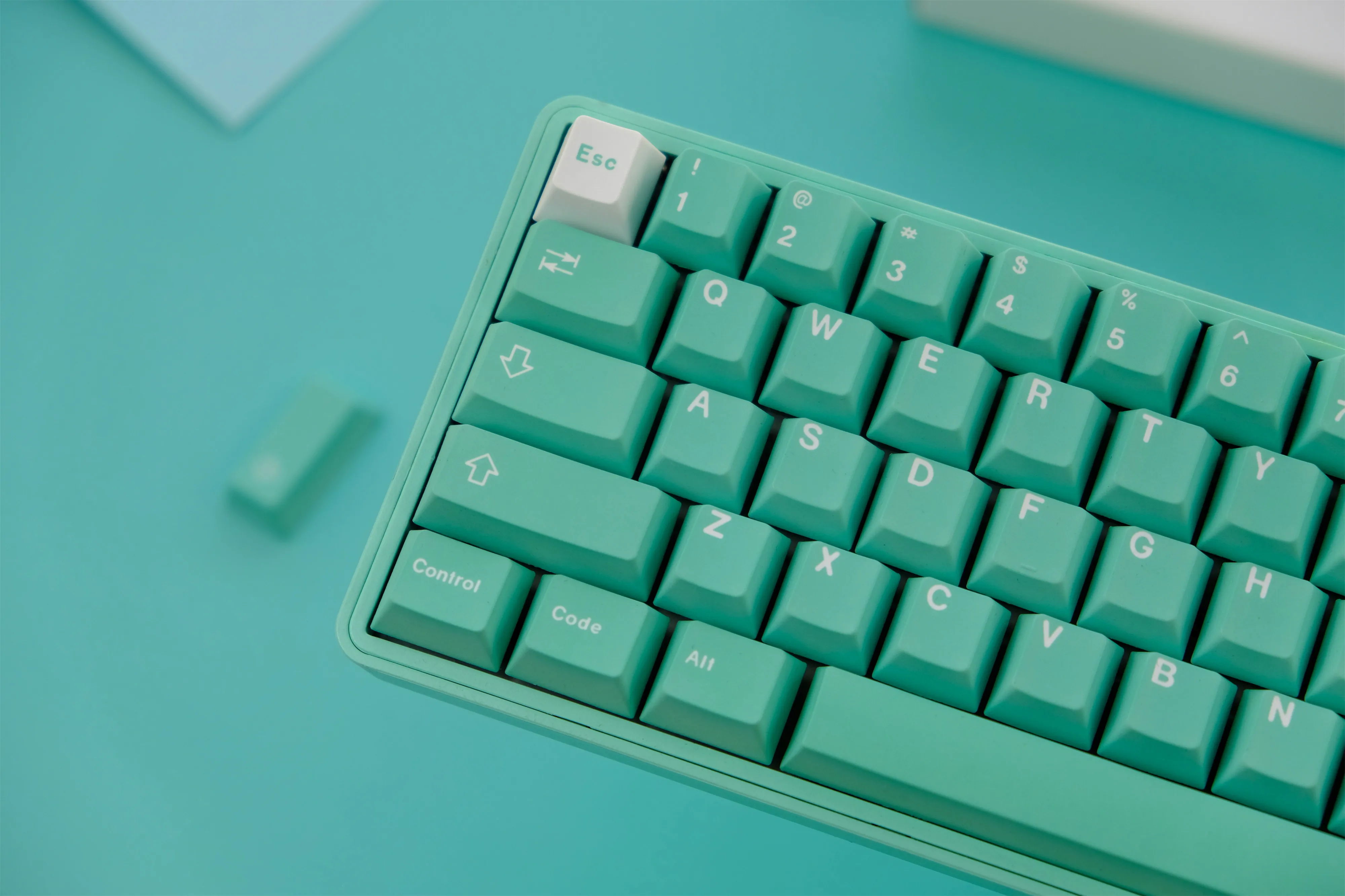 GMK-tecla PBT Tiffany, 129 PBT Kycaps Cherry Profile DYE-SUB, teclas GMK personalizadas para teclado mecánico - imagen 3