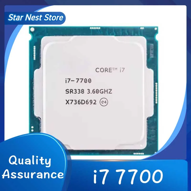 Procesador de CPU Core i7 7700 Quad-Core 3,6 GHz LGA 1151