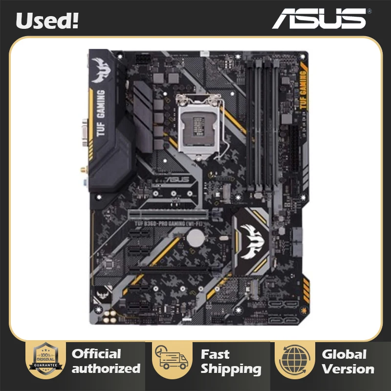 ASUS-placa base TUF B360-PRO GAMING(WI-FI), agente de juego, pollo, nacional, Intel B360/LGA 1151 - imagen 2
