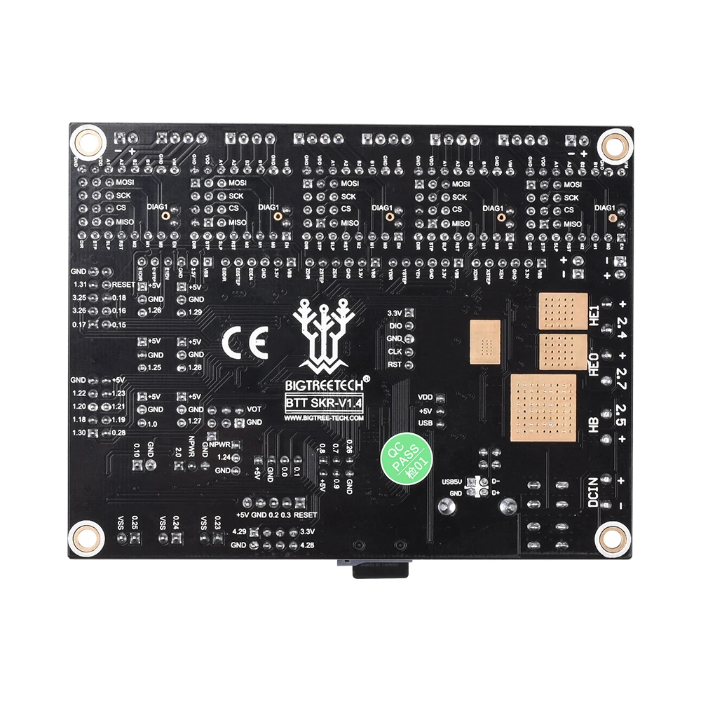 BIGTREETECH-placa base SKR V1.4 Turbo BTT SKR 1.4  piezas de impresora 3D MKS GEN TMC2209 tmc2208 Ender 3 V2 actualización para Voron 2.4 DIY - imagen 5