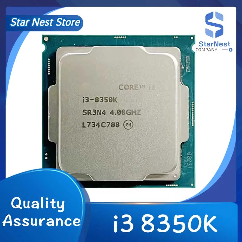 Procesador de CPU Core i3 8350K 4,0 GHz de cuatro núcleos LGA 1151