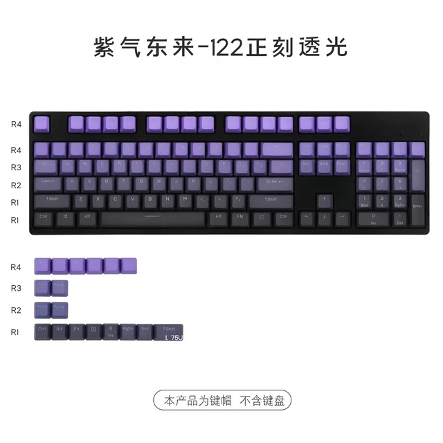 122 Keys top backlit