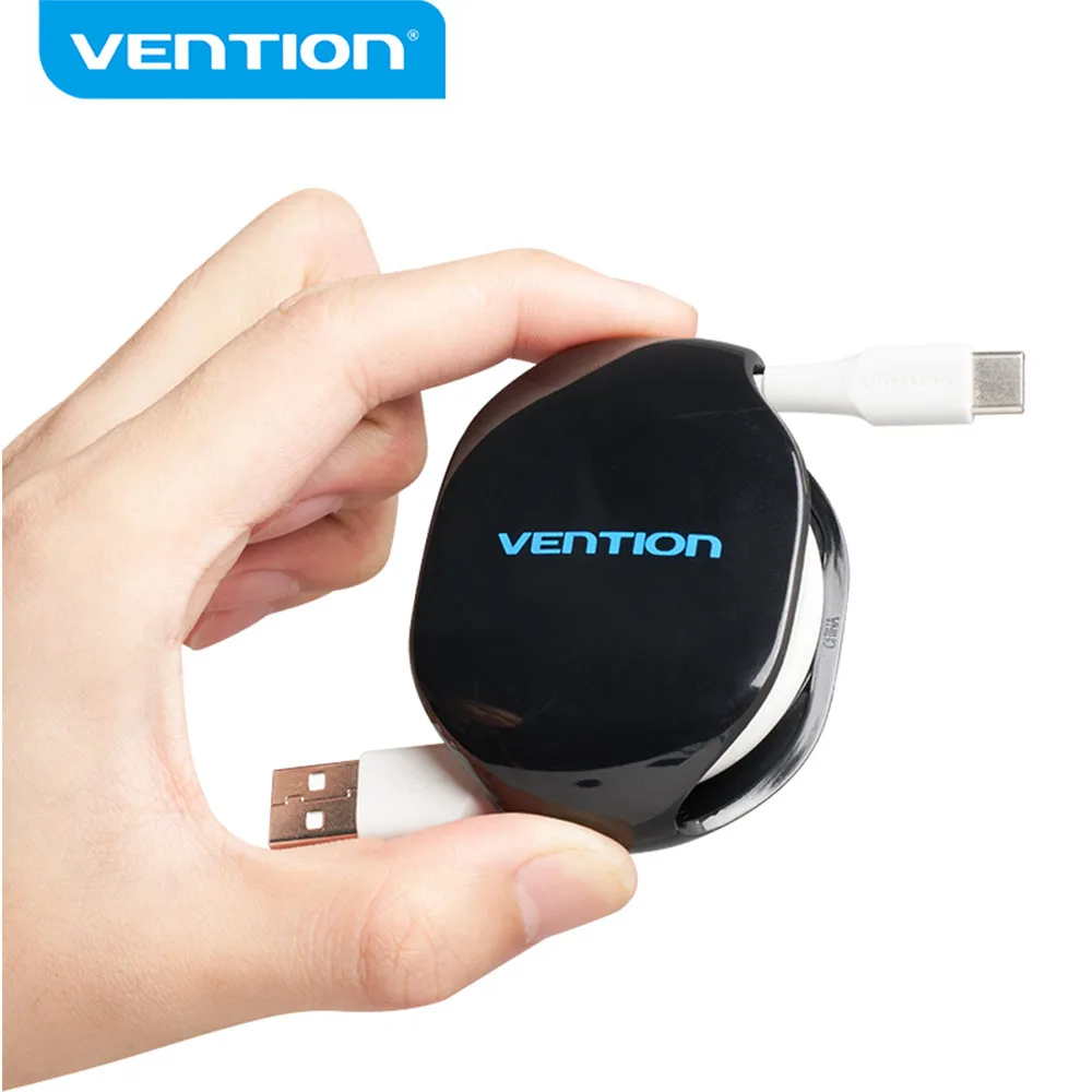 Vention Enrollador Cables Automático Soporte Organizador Auriculares Cables USB Bobinado Teléfono Máquina Enrolladora Cables Automática - Vista principal del producto