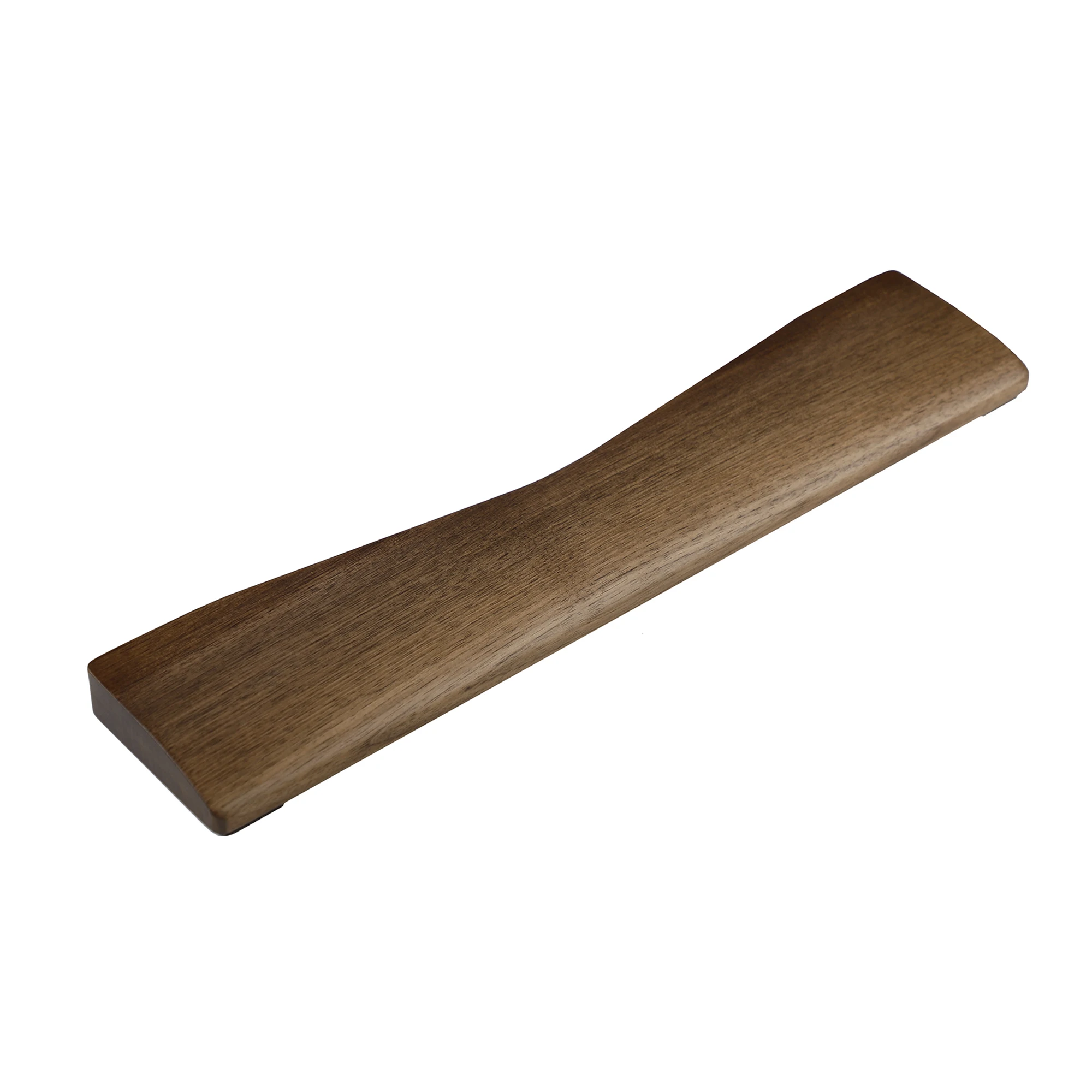 Reposamuñecas de madera maciza de nogal para Keychron Q10 - imagen 4