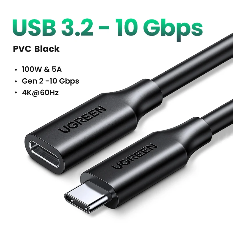 10Gbps-PVC Black