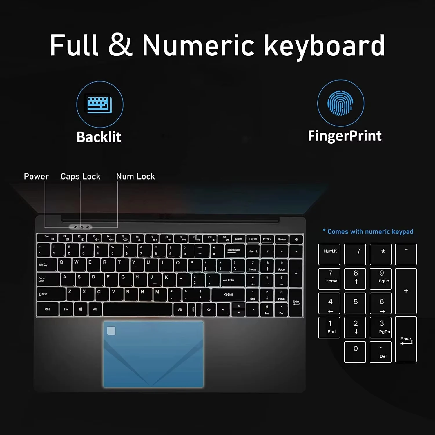 Ordenador portátil con Windows 11, computadora de 15,6 pulgadas, 1920x1080, intel Core i7 6500U, 16GB de RAM, 1TB, 2TB, SSD - imagen 5