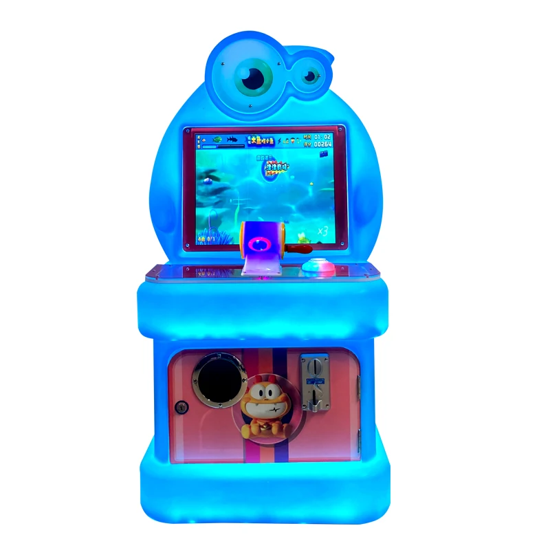Máquina de juego para niños, máquina de entretenimiento que funciona con monedas, máquina de pesca divertida, máquina de tiro - imagen 5