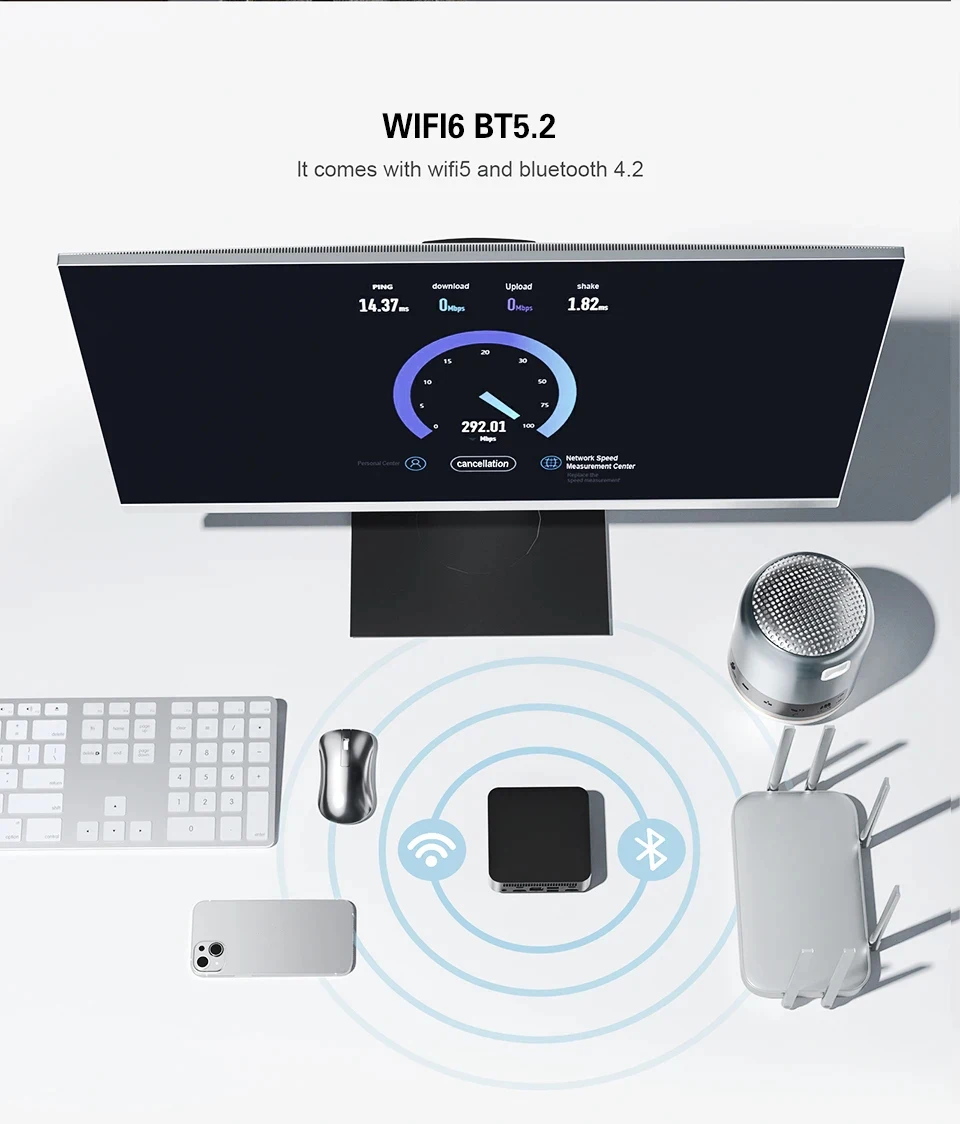 Mini ordenador portátil Intel Core i9 8950HK/N5095A, Windows 11, 16GB, DDR4, 1TB, 2TB, SSD, para juegos, 4K, HD - imagen 4