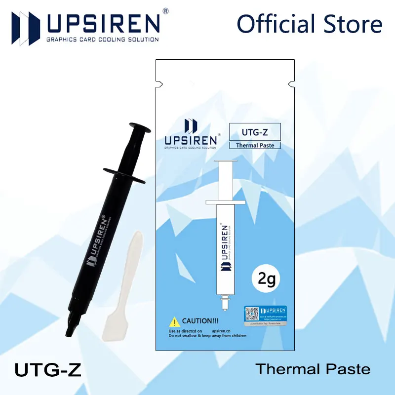 Pasta térmica UPSIREN UTG-Z de alta estabilidad, grasa térmica de silicona de alto rendimiento para radiador CPU GPU refrigeración de tarjetas gráficas