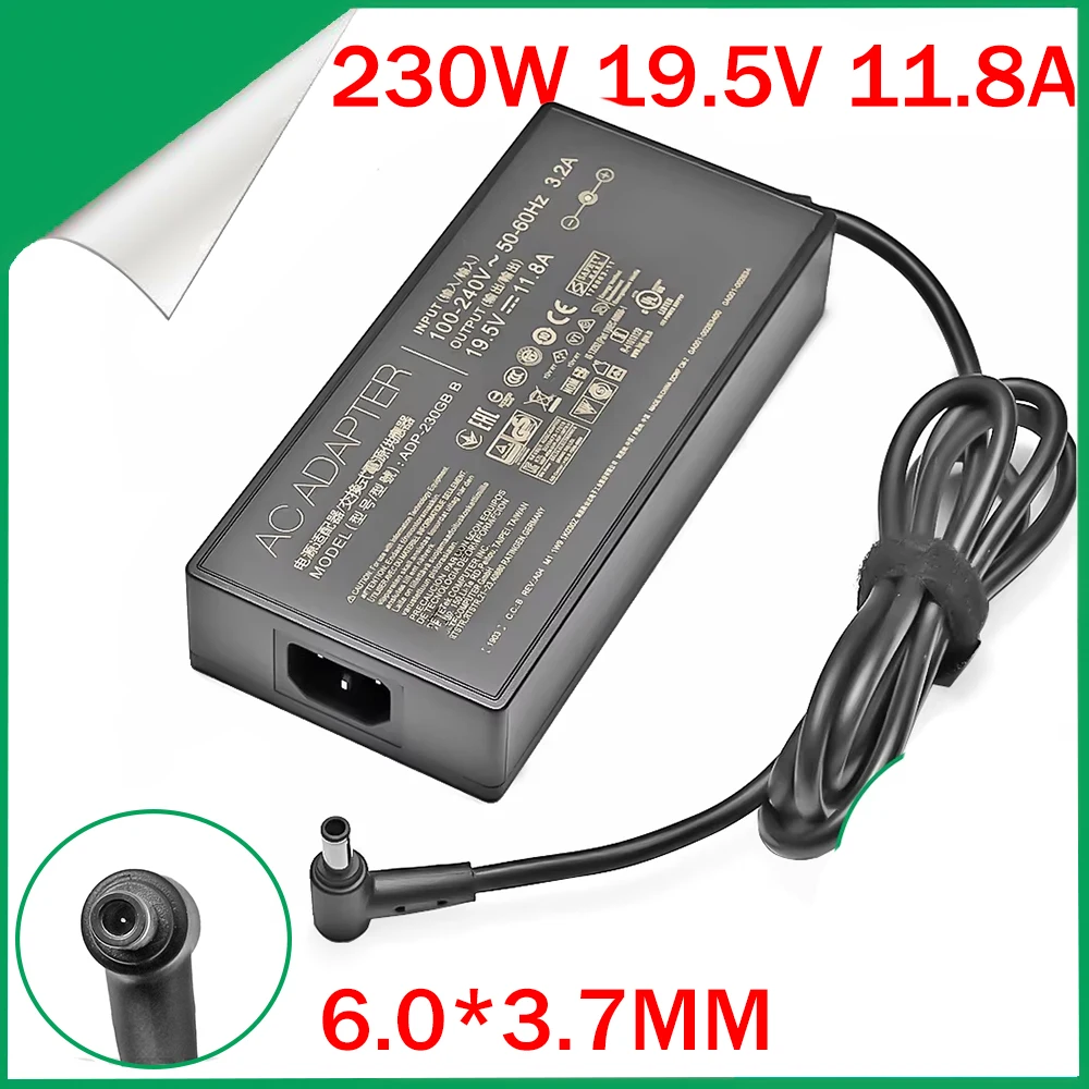 Adaptador para ordenador portátil 19,5 V 11.8A 230W 6,0*3,7mm ADP-230GB B cargador de corriente CA para ASUS ROG Strix G531GV-DB76