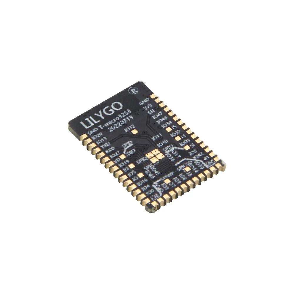 LILYGO®Placa de desarrollo T-Micro32-S3 ESP32-S3, módulo ESP32, WiFi, Bluetooth 5,0, 4MB, Flash, 2MB, PSRAM - imagen 4