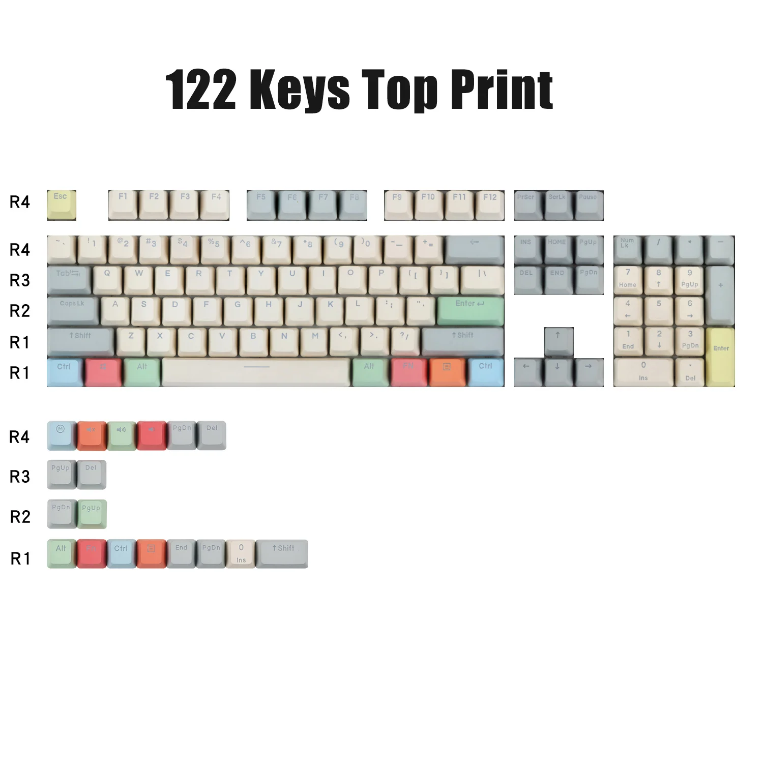122Keys Top Print