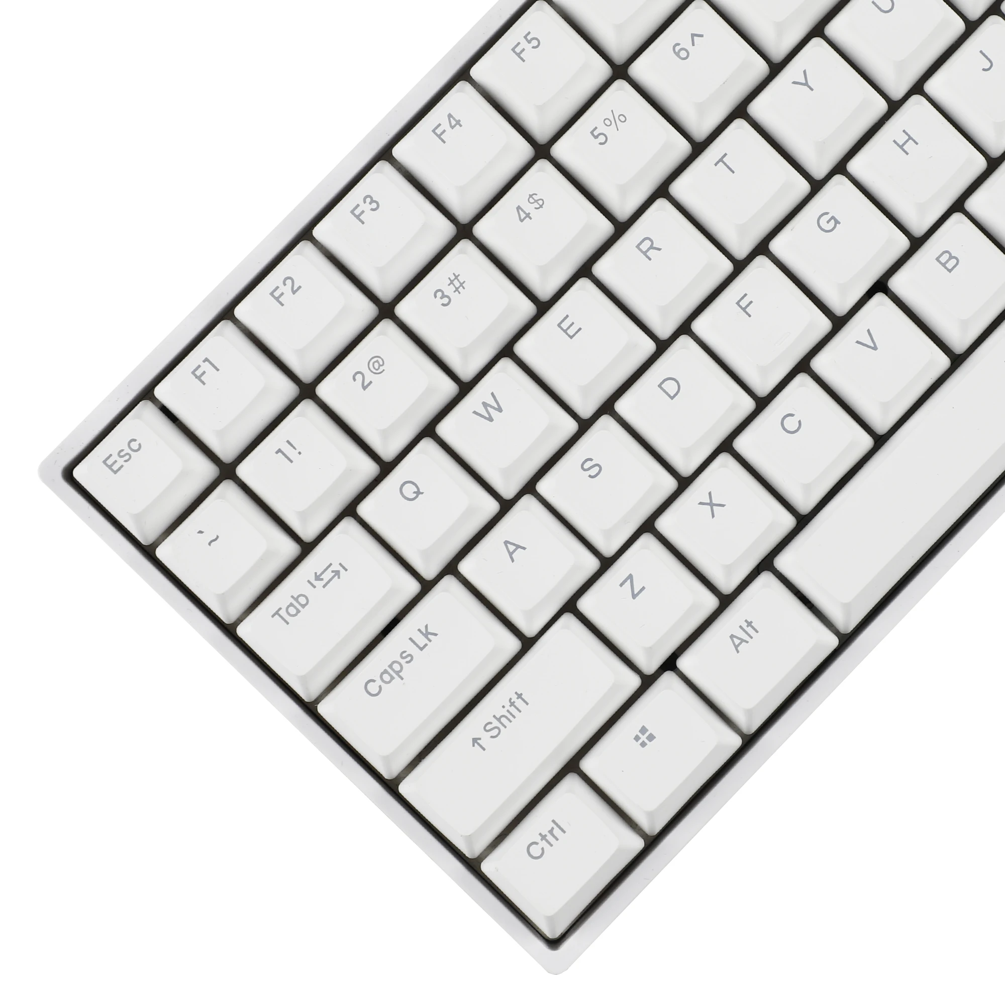 Teclas con forma de bola RSA, teclas con doble tiro, brillo retroiluminado, blanco grueso, PBT, para teclado mecánico MX 133, 96, 87, 84, 68, 64, 61, 108 - imagen 2