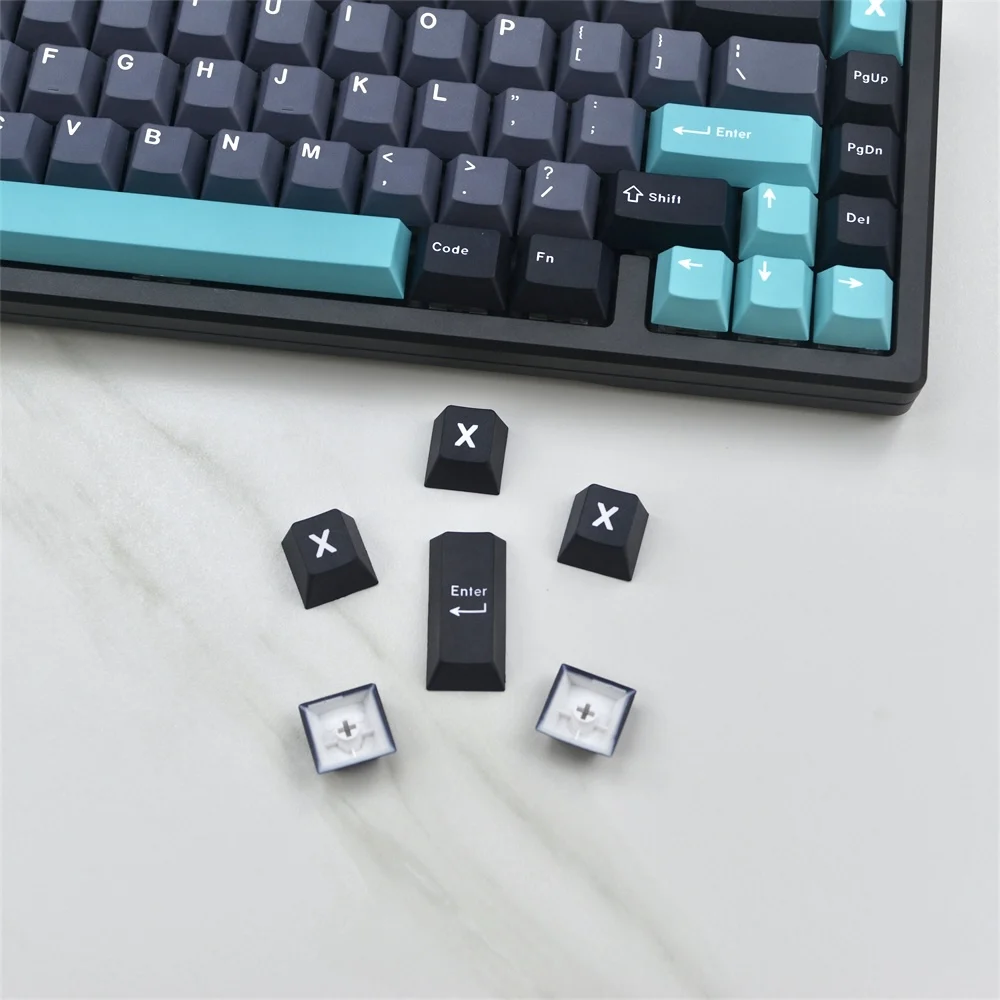 Teclas de pulso GMK de 129 teclas, perfil de cereza, sublimación de tinte PBT, teclas de teclado mecánico para interruptor MX con cambio 1.75U 2U - imagen 5
