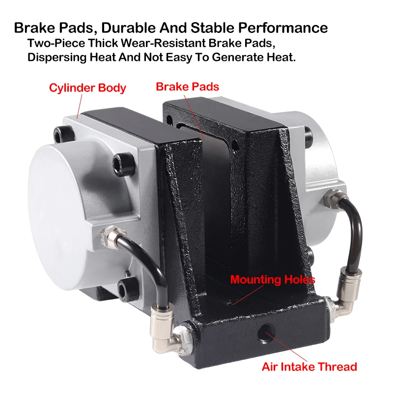 Freno de disco de presión de aire grande neumático, tipo freno Integral, máquina de trefilado, cilindro de freno DBZ20, freno de estacionamiento de presión de aire - imagen 2