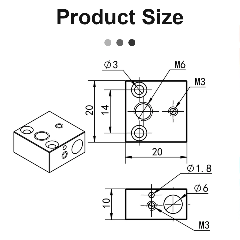XCR3D Calcetín Silicona Hotend MK8 – Bloque Calefactor Aluminio - imagen 4