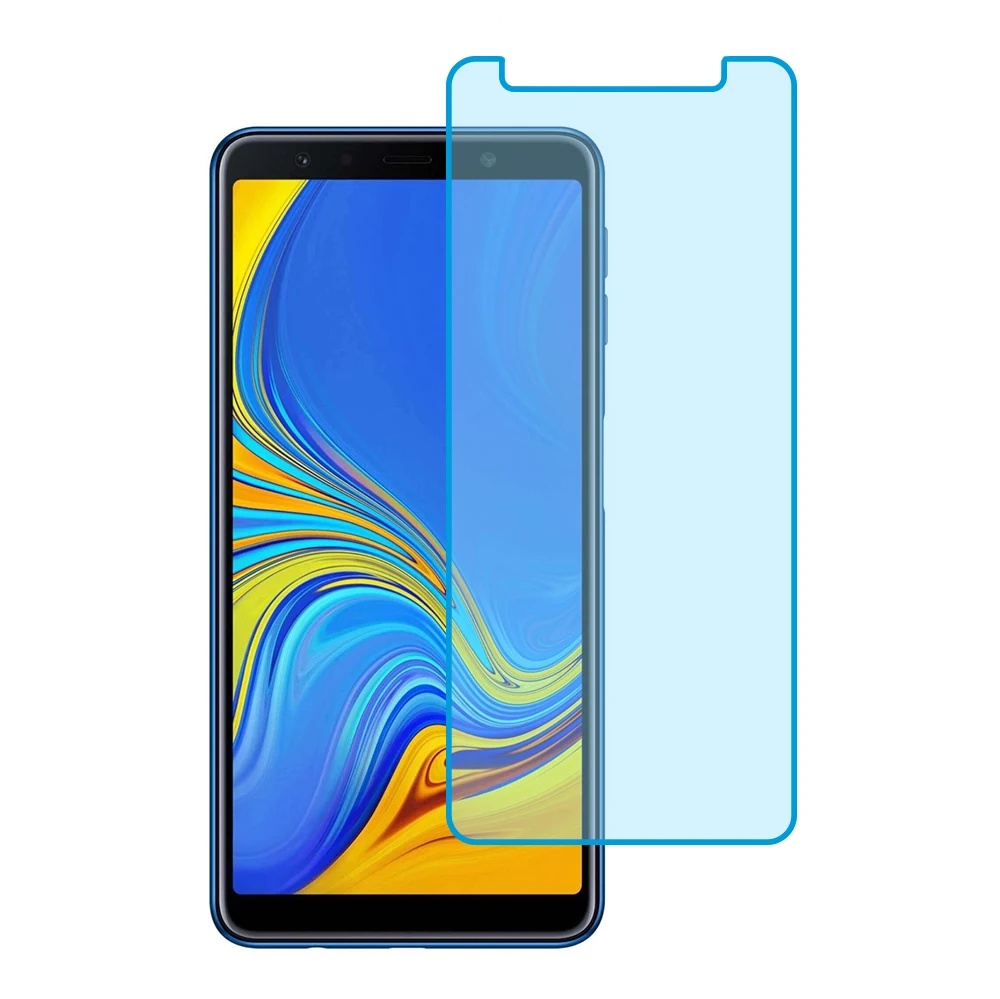 Actecom®Protector de Pantalla Compatible con Samsung Galaxy A7 2018, Cristal Templado, 9H, 2.5D, Calidad - imagen 3