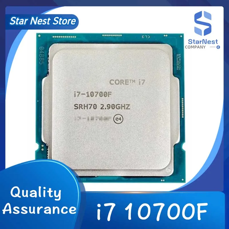 Procesador Core i7 10700F 2,9 GHz, ocho núcleos, LGA 1200