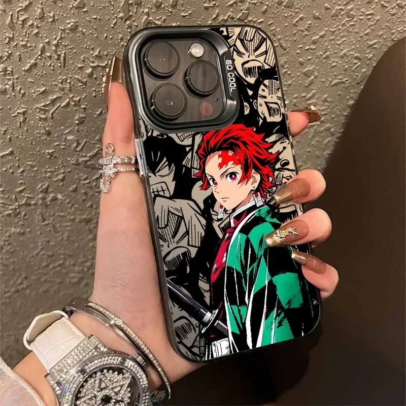 Funda de teléfono bonita de Anime Demon Slayer para Samsung Galaxy S25 Ultra S24 S23 S22 S21 Plus S20 FE A55 A54 A35 A15 Funda trasera - imagen 4