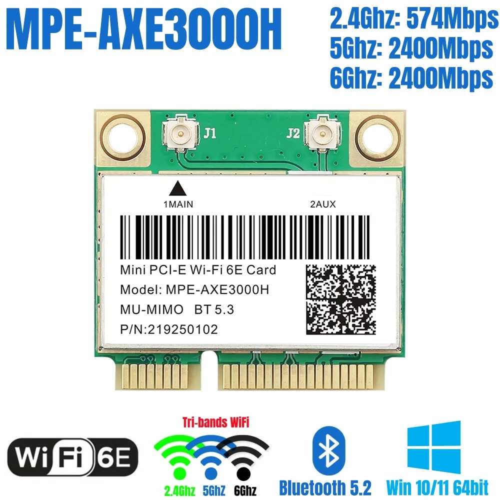 WiFi 6E AXE3000H