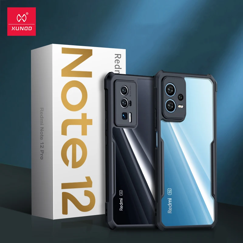 Xundd-funda a prueba de golpes para Redmi Note 12 Pro, carcasa protectora transparente, Airbag, Redmi Note 12S 12 Pro Plus Pro + - imagen 2