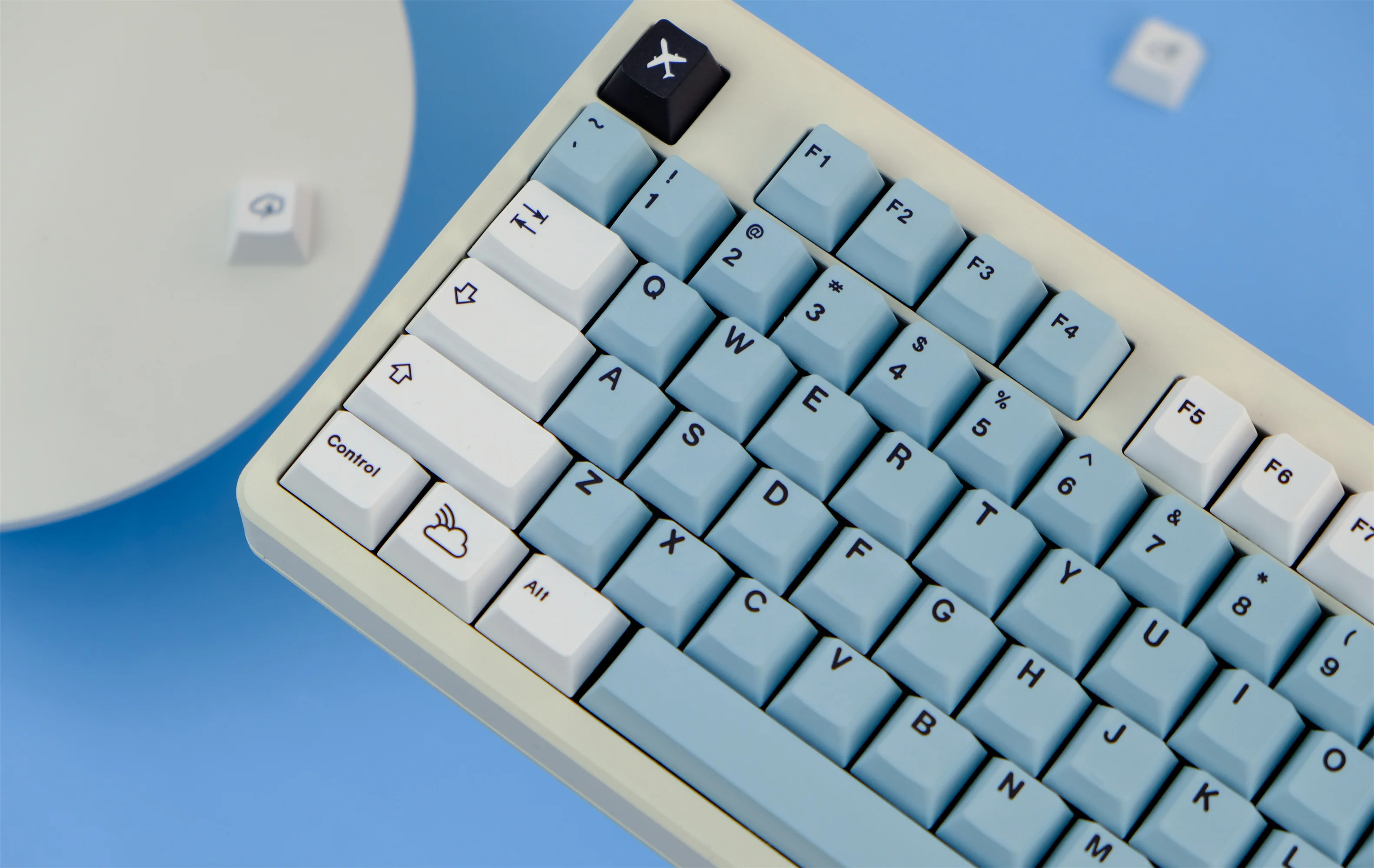 GMK-teclas de nube fluyendo, teclas PBT de 129 teclas, perfil de cereza DYE-SUB personalizadas, teclas GMK para teclado mecánico - imagen 3