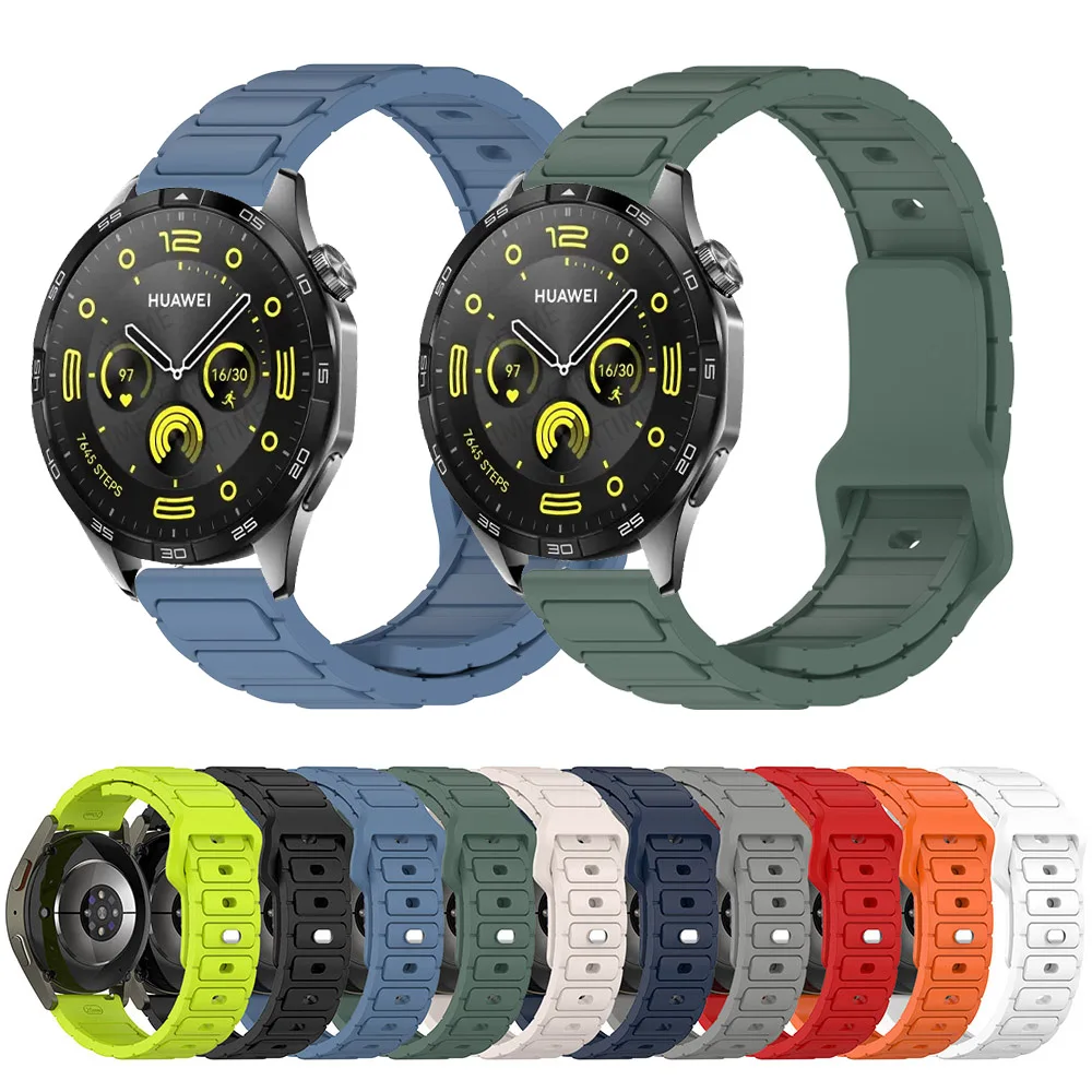Para Huawei Watch GT 5 46mm banda deportiva de silicona 20mm 22mm Correa para Huawei GT 3 GT 2 42mm 46mm/GT Runner 2E/GT 4 pulsera Correas