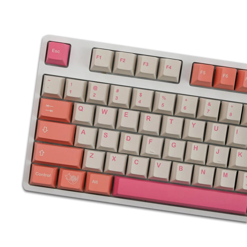 Teclas GMK Orange Boi de 142 teclas, perfil de cereza, teclado mecánico de sublimación de tinte PBT para interruptor MX con cambio 1.75U 2U - imagen 2