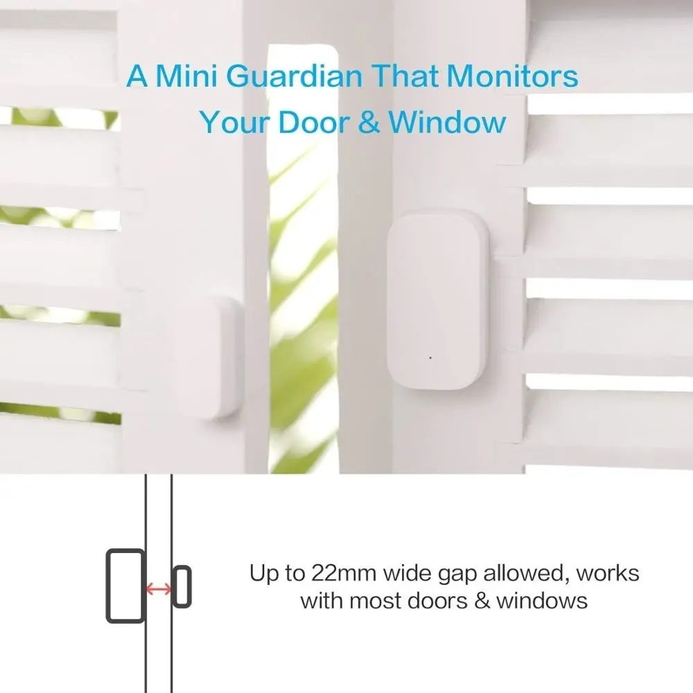 Aqara-Sensor de puerta y ventana ZigBee, conexión inalámbrica, Sensor de puerta inteligente MCCGQ11LM, funciona con la aplicación Xiaomi Mi Home HomeKit - imagen 5