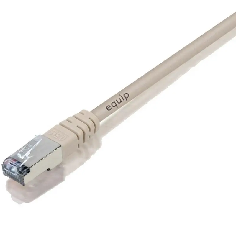 Equip RJ45 S/FTP Shielded Cable, Cat 6, 3m - High-quality network cable, halogen-free, offering ultra high performance and superior bandwidth for demanding environments. Perfect for Ethernet connections.