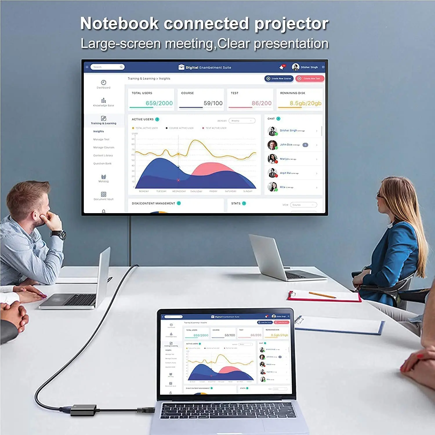 FGNS. Adaptador USB(3.0) A HDMI,1080P USB 3.0 a HDMI para PC Laptop Proyector Monitor TV,  Cable de Gráficos USB 3.0/2.0 a HDMI para PC/Portátil/Proyector/HDTV, Convertidor de Audio y Video de Pantalla Múltiple 1080P Full HD para Windows XP/7/8/8.1/10/11 - imagen 4