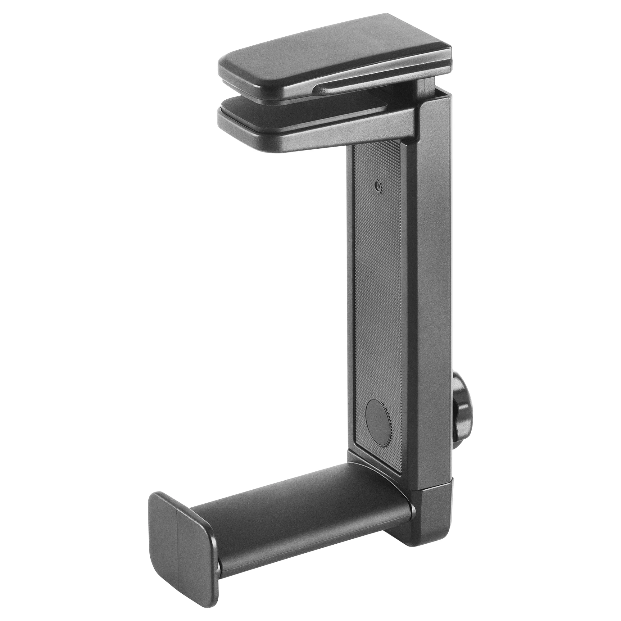 Mars Gaming MHH2, Soporte Auriculares Dual, Mecanismo Pinza Universal, Tamaño Ajustable y Rotación 360º, Almohadillas Protectoras, Instalación Bajo o Sobre mesa, Soporte Auriculares Negro o Blanco - imagen 2