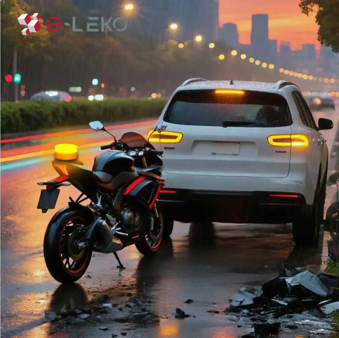 Baliza V16 Homologada DGT con Geolocalización - Luz de Emergencia Con Conexión hasta 2038, Tecnología NB-IoT, Base Imantada,IP54 - Cumple Normativa 2026 para Coches y Motos  [Clase de eficiencia energética A] - imagen 5