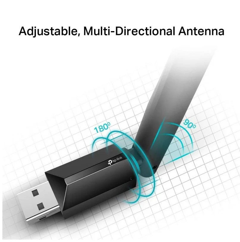 TP-Link Archer T2U Plus Adaptador WIFI USB Dual-Band AC600 - imagen 4