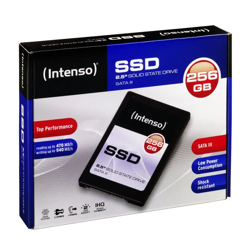 Intenso Top SSD 256GB SATA3 - Alta Velocidad de Lectura y Escritura - imagen 3