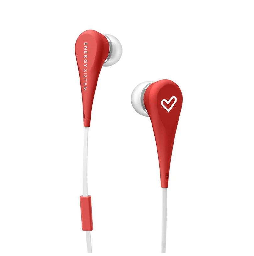 Energy Sistem Style 1+ Auriculares Rojos con Micrófono y Botón Multifunción - imagen 3