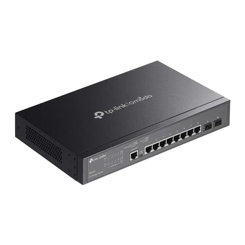 TPLINK Switch Tp-link Omada SG3210 Gestionado L2/L3 Gigabit Ethernet Negro - imagen 4