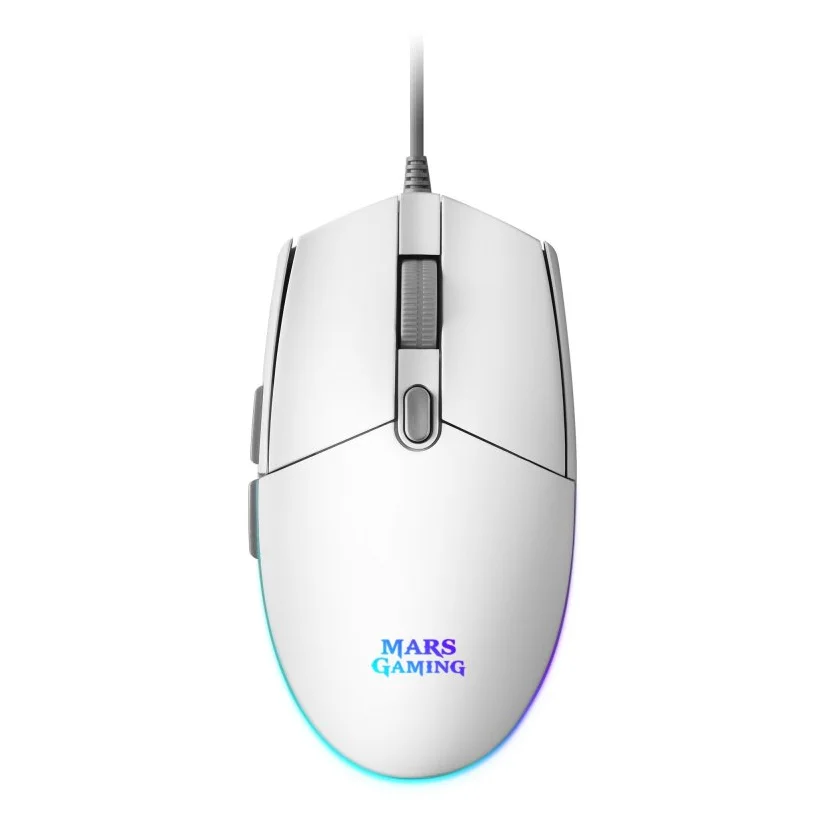Mars Gaming MMG Ratón Gaming RGB 4200 DPI Blanco