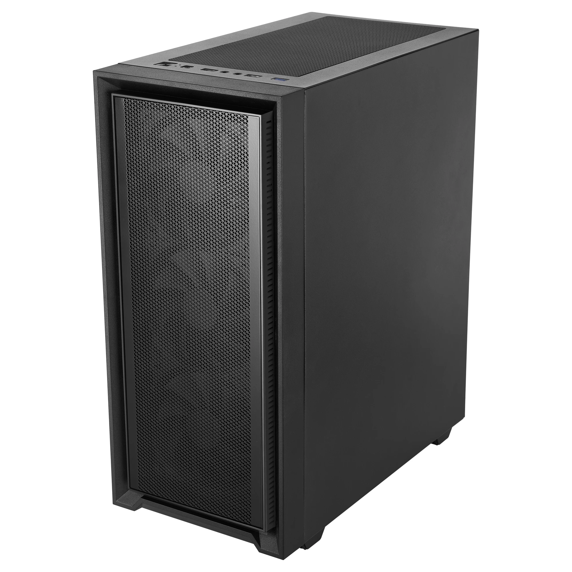 Mars Gaming MC-PMAX, Caja Profesional ATX, 4x Ventiladores FDB 120mm, Panel Frontal Mesh, Ventana Lateral Cristal Templado, Semitorre PC con Diseño Doble Cámara, Soporte Refrigeración Líquida, Caja PC Gaming Negra - imagen 4