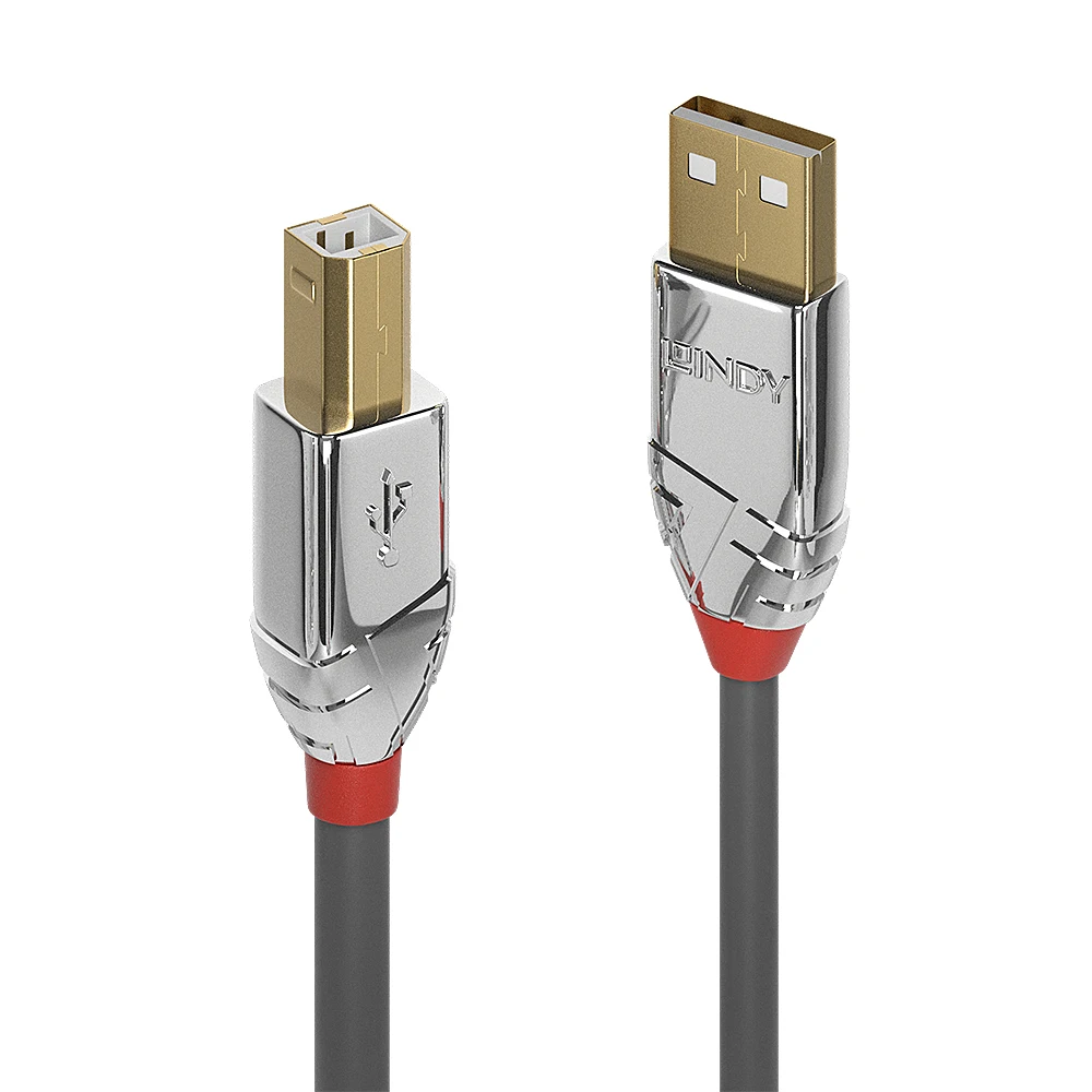 Lindy 36643 Cable USB 3 m USB 2.0 USB A USB B - Gris