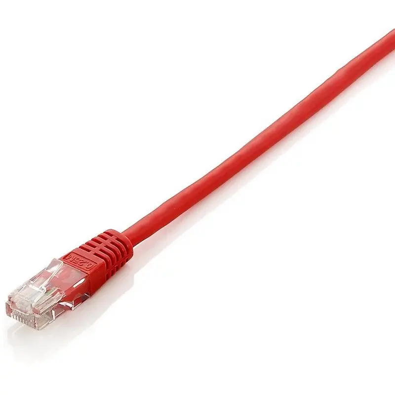 Equip Red Cable RJ45 U/UTP Cat.5e 7.5m for high-performance network environments, featuring high-quality materials and superior signal integrity, perfect as a cable ethernet solution.