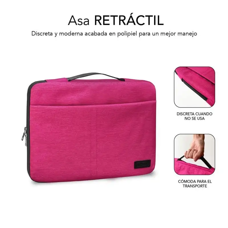 Subblim Elegant Funda Maletín Rosa para Portátil hasta 15.6 - imagen 5