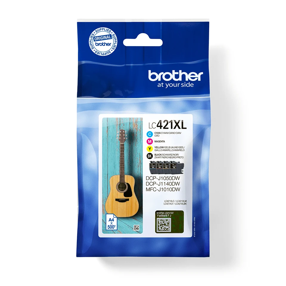 Brother LC-421XLVAL - 4 Cartuchos de tinta Multipack - (Original)
