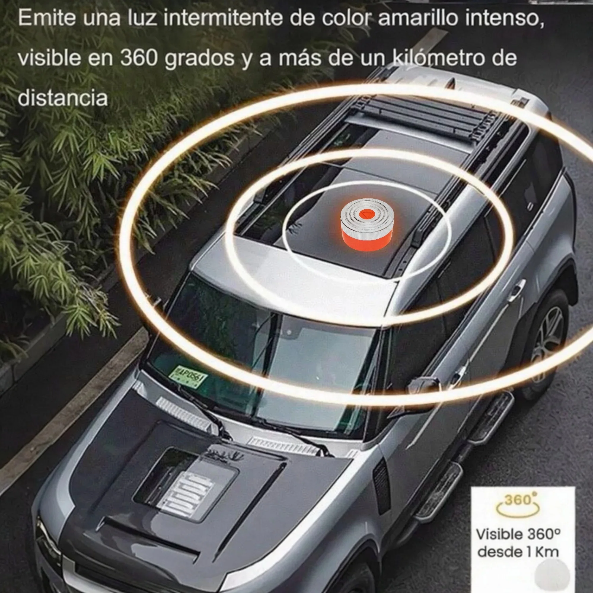 Baliza V16 Homologada DGT con Geolocalización - Luz de Emergencia Con Conexión hasta 2038, Tecnología NB-IoT, Base Imantada,IP54 - Cumple Normativa 2026 para Coches y Motos  [Clase de eficiencia energética A] - imagen 3